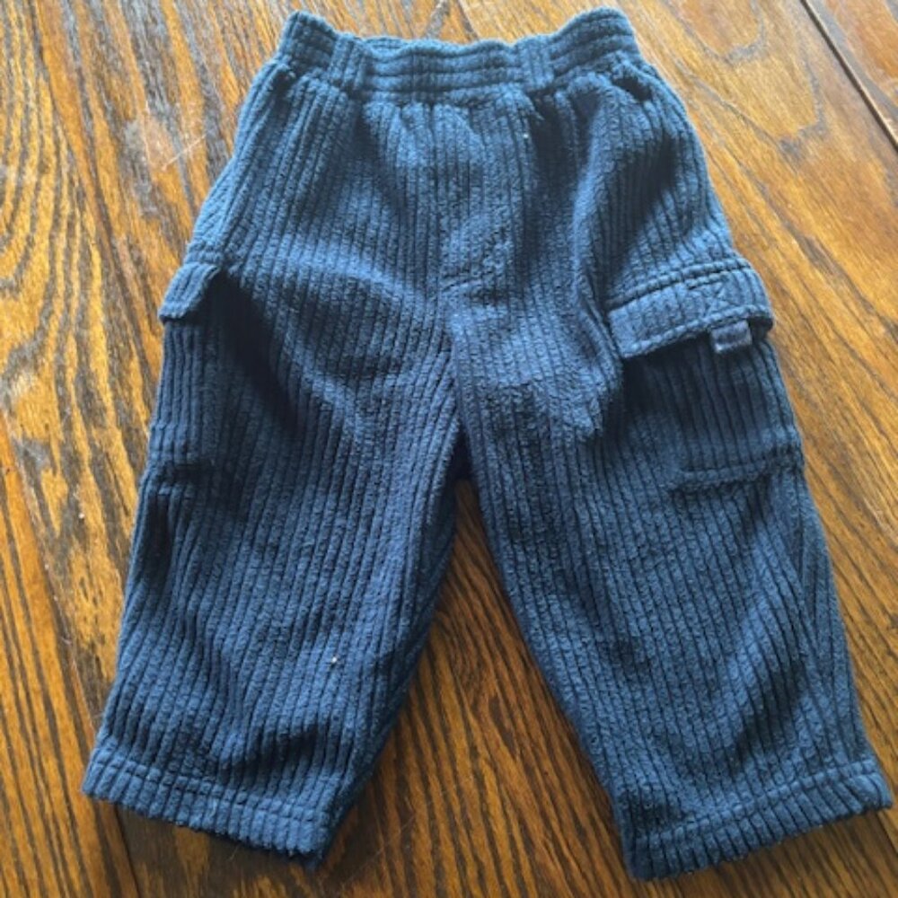 Baby corduroy pants size 18 months blue Architect